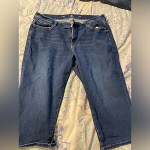 St. John’s Bay Jean capris 22w